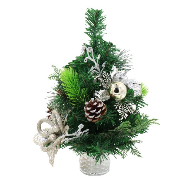 Artificial  mini decorated Christmas Tree