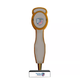 custom design 12  wooden new castle beer tap handle