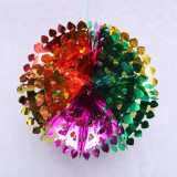 Hot Sale Party Decoration Color Mixed Ball Flower Christmas Hanging Tinsel Garland Wedding Decoration