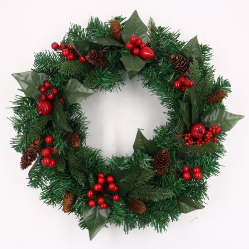 Outdoor/indoor wreath with light christmas decoration home ornaments