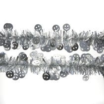 Sliver Christmas Tinsel Garland for Christmas decoration Happy New year