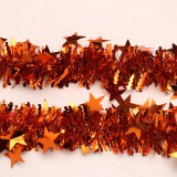 New arrive indoor/outdoor christmas decoration tinsel garland christmas tinsel ornament