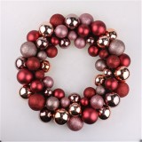 outdoor xmas christmas ball wreath decorations
