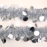 Christmas Plastic Tinsel Garland purple Color