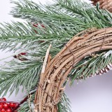 2020 New Design High Quality Christmas PE White Wreath For Holiday Wedding Party Decoration Supplies Hook Ornament Craft Gifts