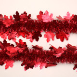 decorative christmas PET tinsel garland for home decoration