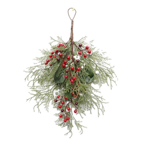 New artificial PE Christmas hanging decoration for indoor and outdoor