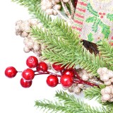 2020 New Design High Quality Christmas PE White Wreath For Holiday Wedding Party Decoration Supplies Hook Ornament Craft Gifts