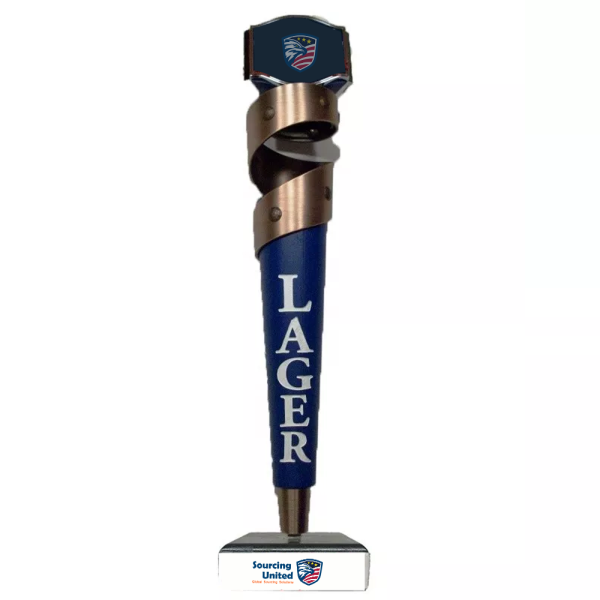 custom samuel adams beer tap handle