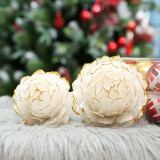 New design feather hanging ball christmas baubles home decoration