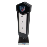 custom design inserted  paper card beer tap handle