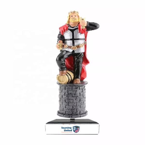 king beer tap handle