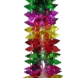 PET tinsel flower part festival decorations christmas PET garland decoration supplier