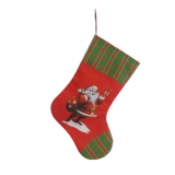 New Design Fabric Hanging Christmas Socks  2020 personalized christmas ornaments