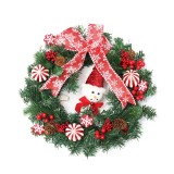 2021 New Design High Quality Christmas PE White Wreath For Holiday Wedding Party Decoration Supplies Hook Ornament Craft Gifts