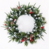 2021 BSCI Christmas wreath supplier  wholesale decorative Christmas wreath decoration