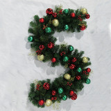 200cm Artificial Christmas Garland with ball and other ornaments decorated hot sell