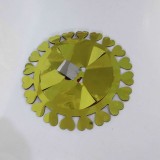 PET tinsel flower part festival decorations christmas PET garland decoration supplier