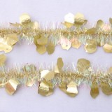 Christmas Plastic Tinsel Garland purple Color