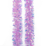 2021 new design fireproof  Christmas Colorful Tinsel Garland for Christmas tree decoration