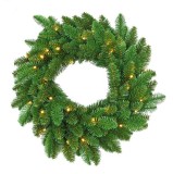 40cm Diameter Decorated Christmas Wreath with LED lights