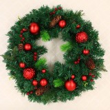 PVC Wreath with Ornaments