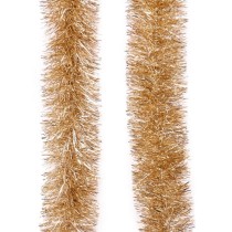 Gold Color PET tinsel Garland For Christmas Indoor Decoration