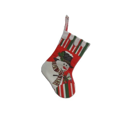 New Design Fabric Hanging Christmas Socks  2020 personalized christmas ornaments