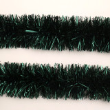 Promotional christmas decoration PET Tinsel Garland PET wire decoration Xmas Ornament