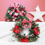 2021 New Design High Quality Christmas PE White Wreath For Holiday Wedding Party Decoration Supplies Hook Ornament Craft Gifts