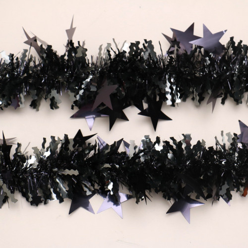New arrive indoor/outdoor christmas decoration tinsel garland christmas tinsel ornament