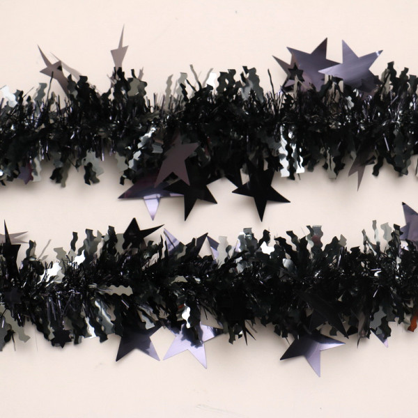 New arrive indoor/outdoor christmas decoration tinsel garland christmas tinsel ornament