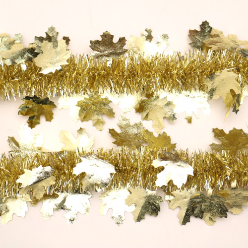 gold  Hanging Christmas Tree Garland,Decoration Tinsel