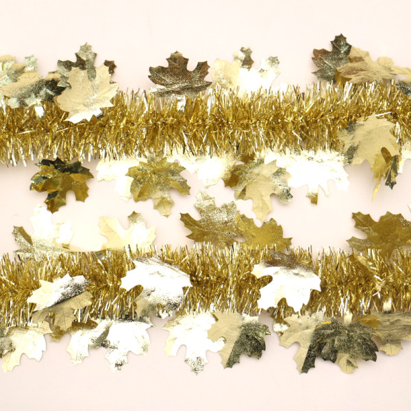 gold  Hanging Christmas Tree Garland,Decoration Tinsel