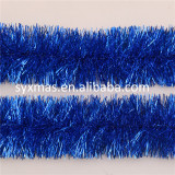 Tinsel Garland Blue Color PET Christmas Christmas Decoration Supplies SY Xmas Silk Screen Printing 2meters Lake 45-60 Days 5ctns