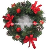 Outdoor/indoor wreath with light christmas decoration home ornaments