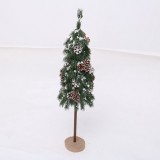 35cm height Luxury wholesale mini table top Christmas PE tree with snow