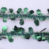 Christmas Plastic Tinsel Garland purple Color