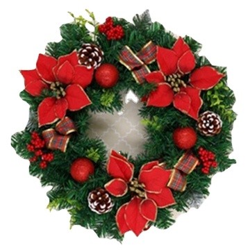 Factory sale Christmas Wreath for holiday decoration