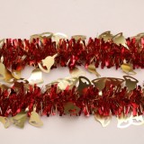 Christmas tinsel garland Christmas Tree Ornaments Colorful Ribbon Tinsel Party decoration