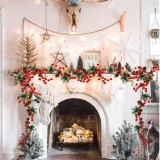 2021 New Design Christmas Berry Garland, Christmas Decorative Artificial Hanging Garland Berry Garland