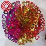 Sunflower PET Christmas tinsel flower garland/Xmas decoration
