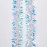 2021 new design fireproof  Christmas Colorful Tinsel Garland for Christmas tree decoration