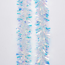 2021 new design fireproof  Christmas Colorful Tinsel Garland for Christmas tree decoration