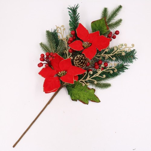 Luxury Decorated Christmas Wreath artificial Flower Wreath with berries