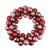 33 cm diameter artificial Christmas ball wreath hanging door decoration