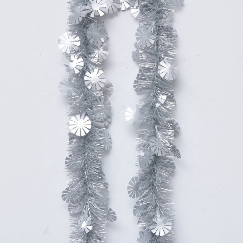 Ready to ship tinsel garland for Christmas decoration