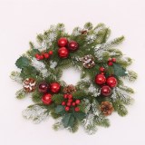 2021 BSCI Christmas wreath supplier  wholesale decorative Christmas wreath decoration