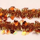 Christmas tinsel garland Christmas Tree Ornaments Colorful Ribbon Tinsel Party decoration