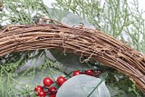 2020 New Design High Quality Christmas PE White Wreath For Holiday Wedding Party Decoration Supplies Hook Ornament Craft Gifts